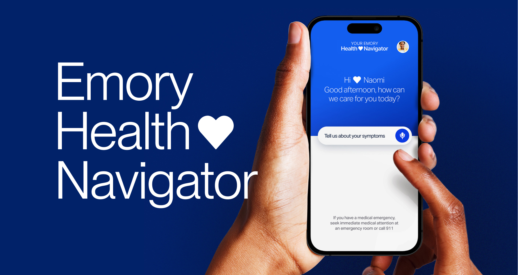 Emory health navigator for employees